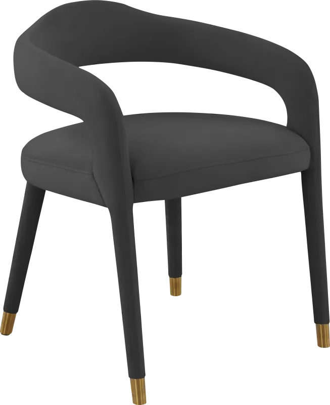 Siletz Black Arm Chair
