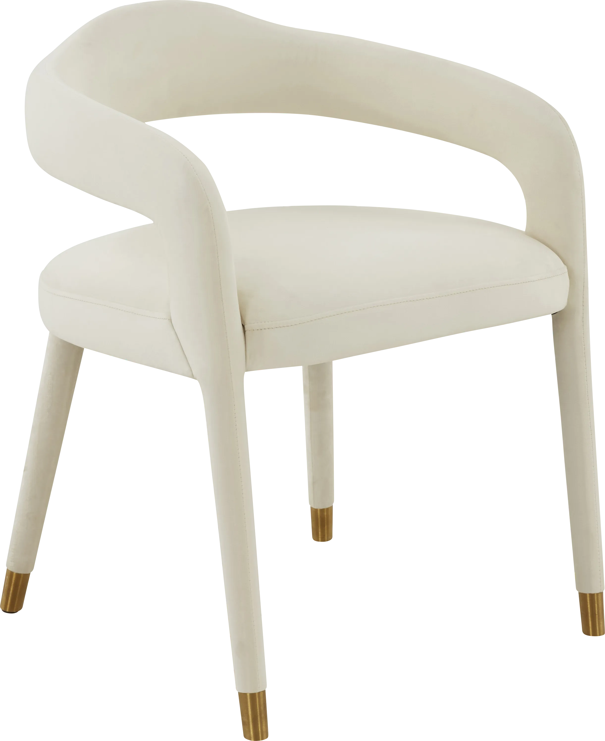 Siletz Cream Arm Chair - Thumbnail - Image 1
