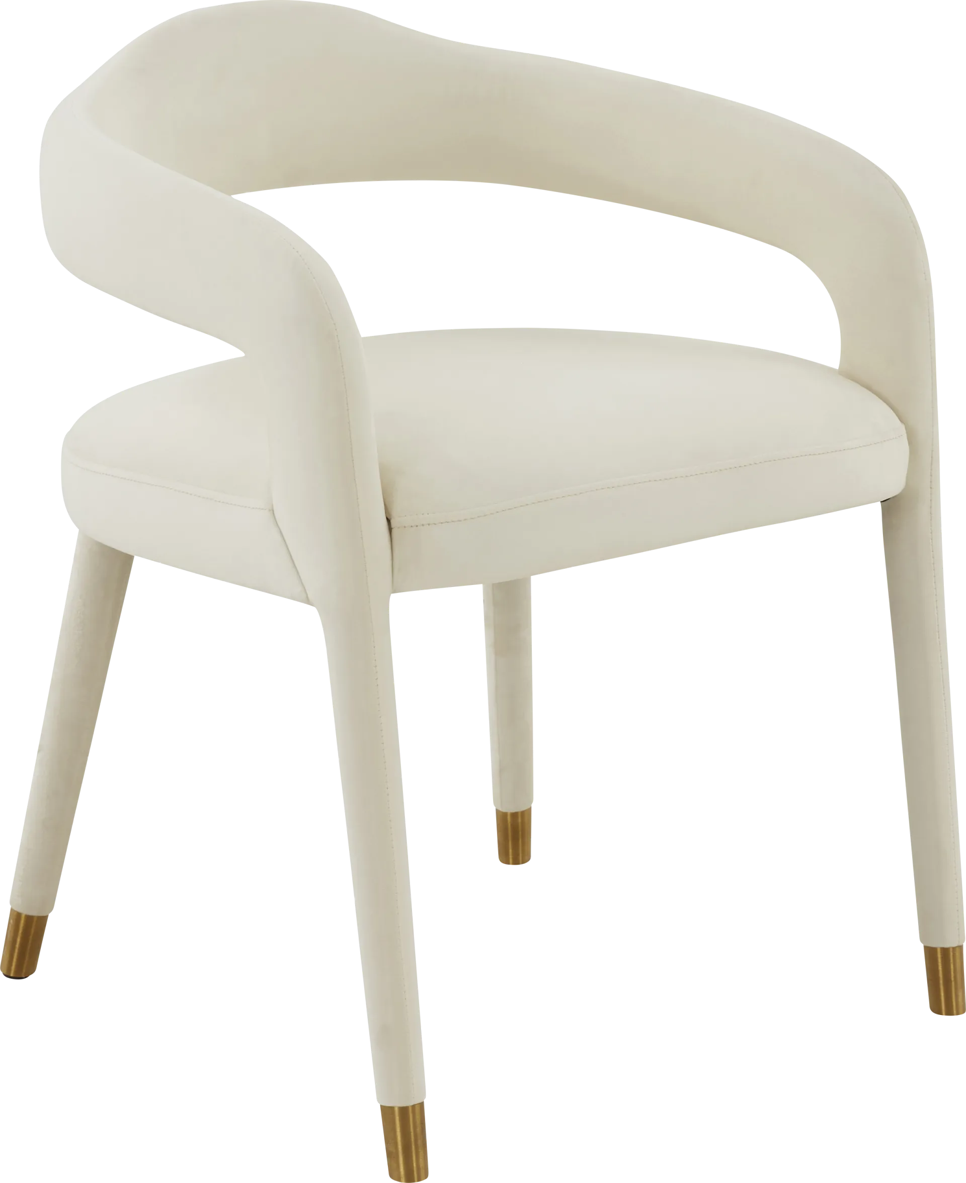Siletz Cream Arm Chair - Image 1