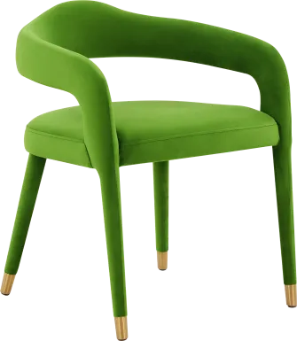 Siletz Green Arm Chair