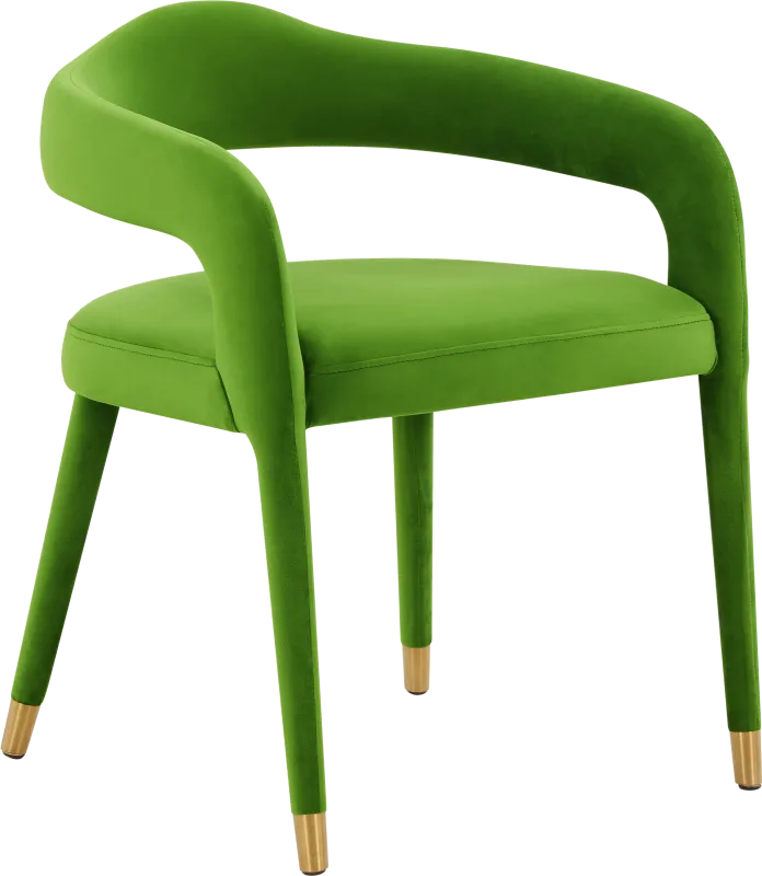 Siletz Green Arm Chair