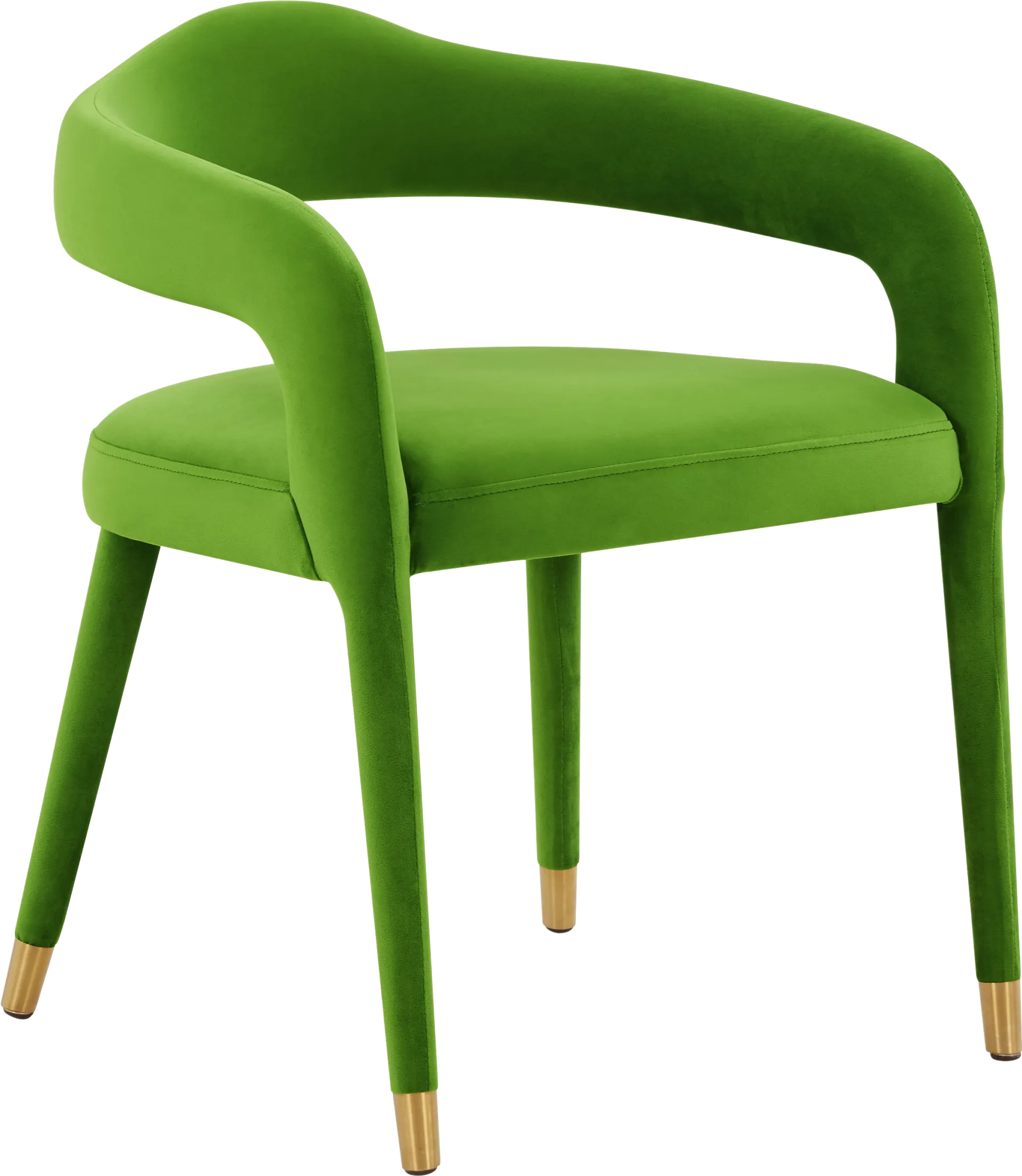 Siletz Green Arm Chair - Image 1