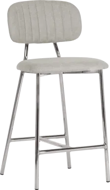 Plagmann Gray Counter Stool, Set of 2