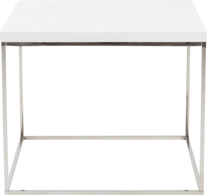 Clower White Side Table