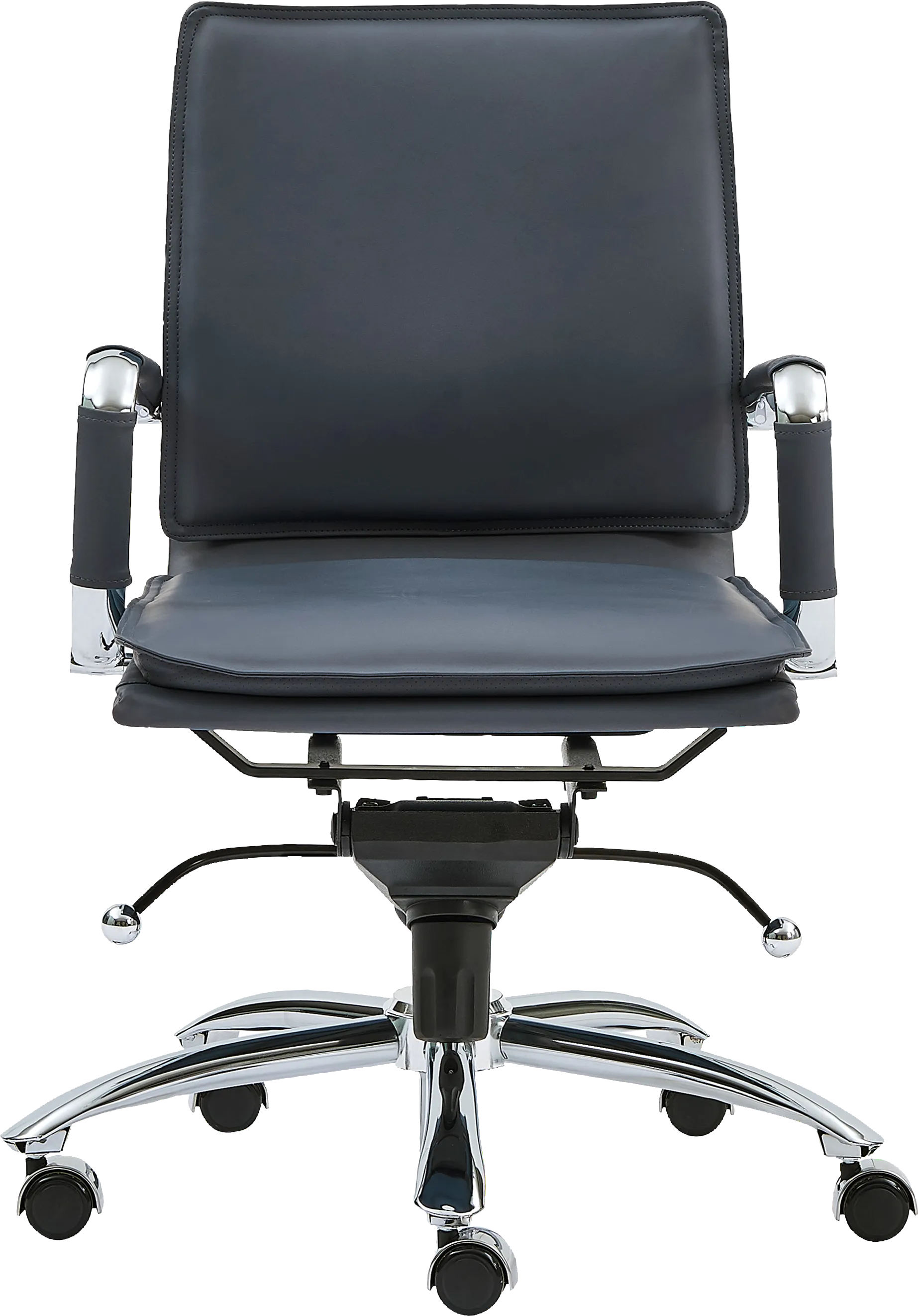 Furnberg Blue Low Office Chair - Image 1