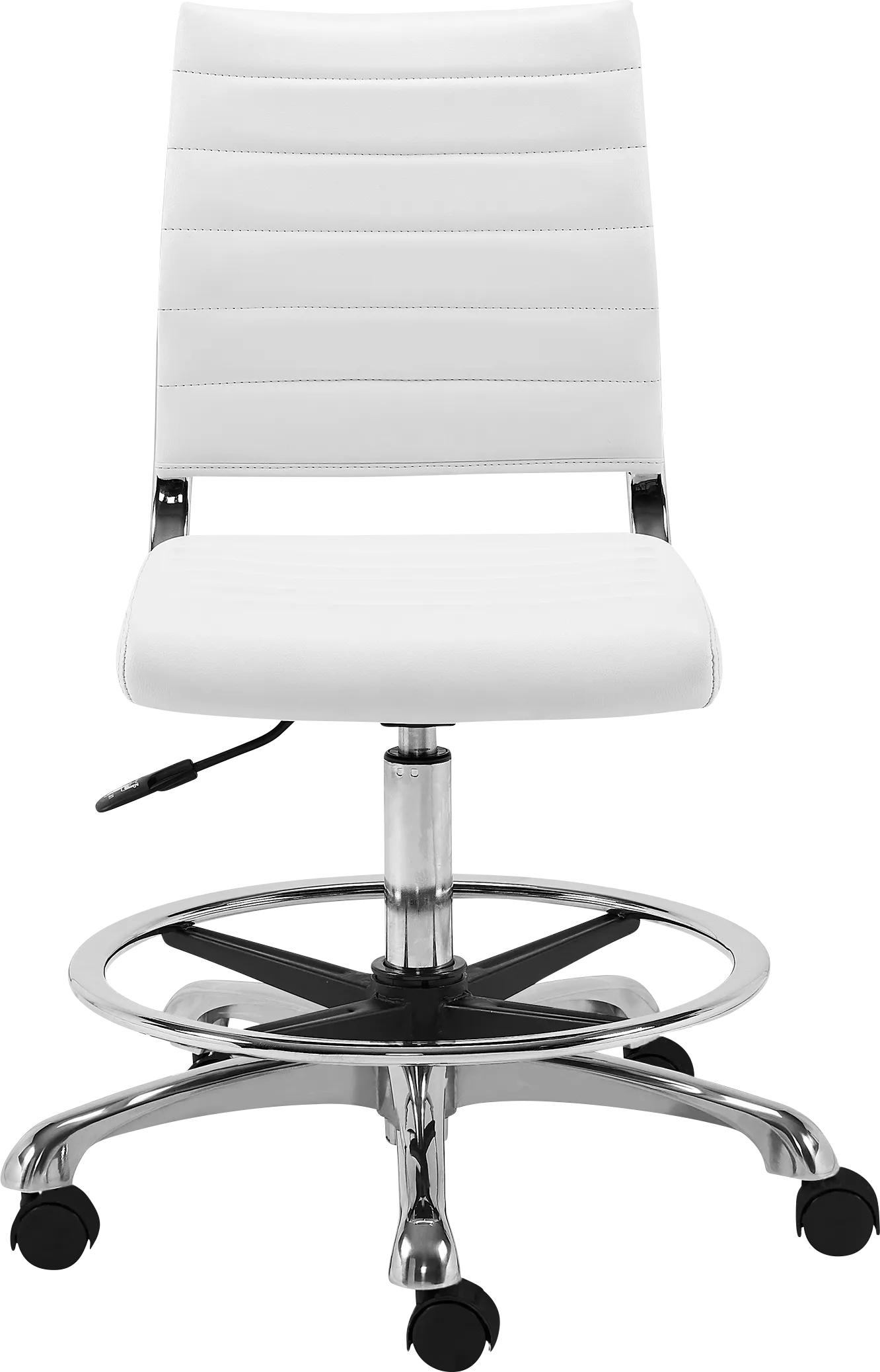 Croyle White Office Chair - Image 1