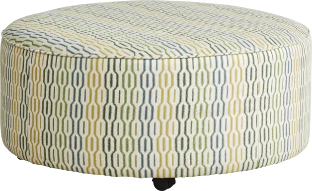 Briar Street Ivory Cocktail Ottoman