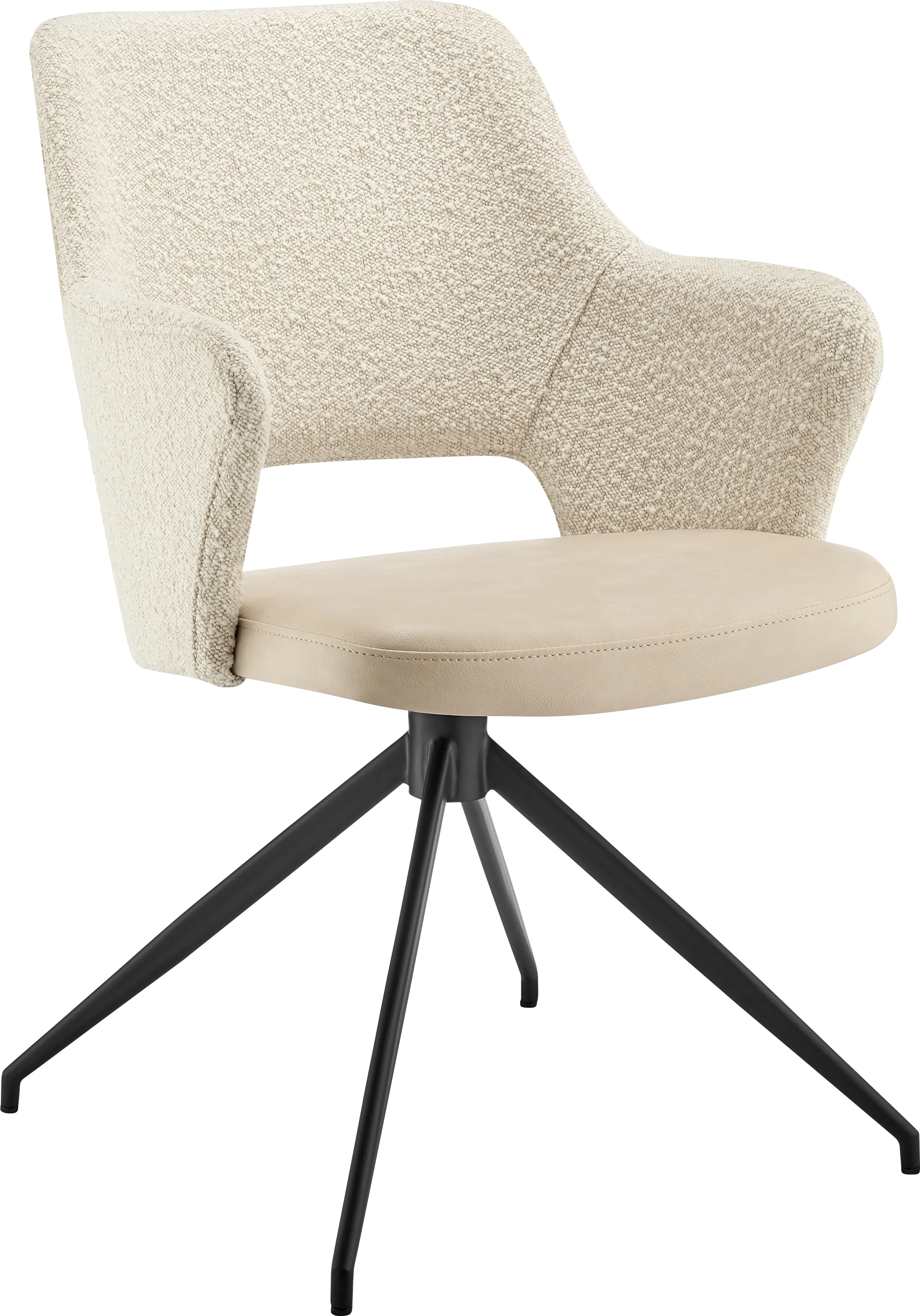 Quiment Ivory Arm Chair - Image 1