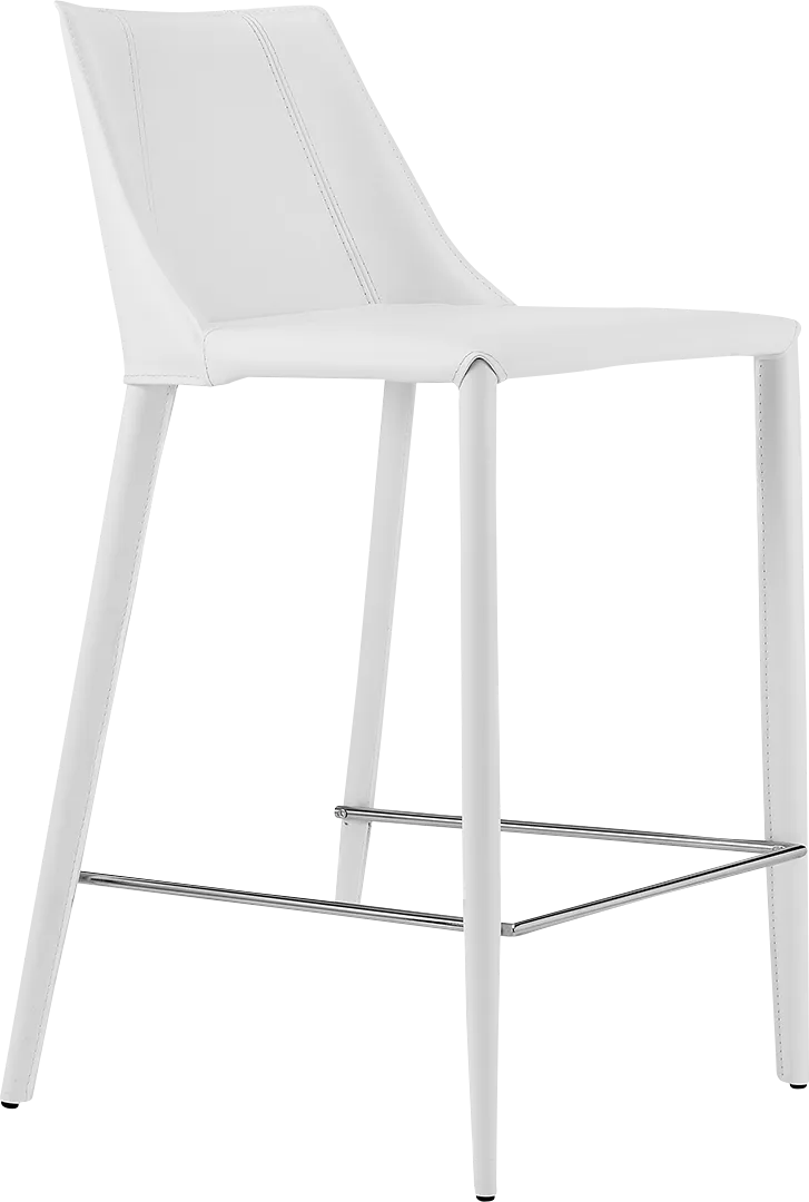 Monagin White Counter Stool - Image 1