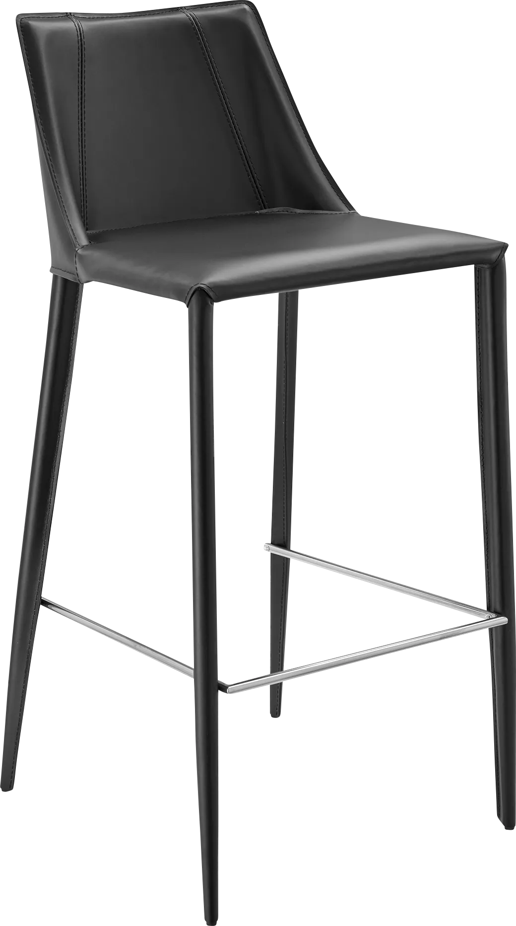 Monagin Black Bar Stool - Thumbnail - Image 1