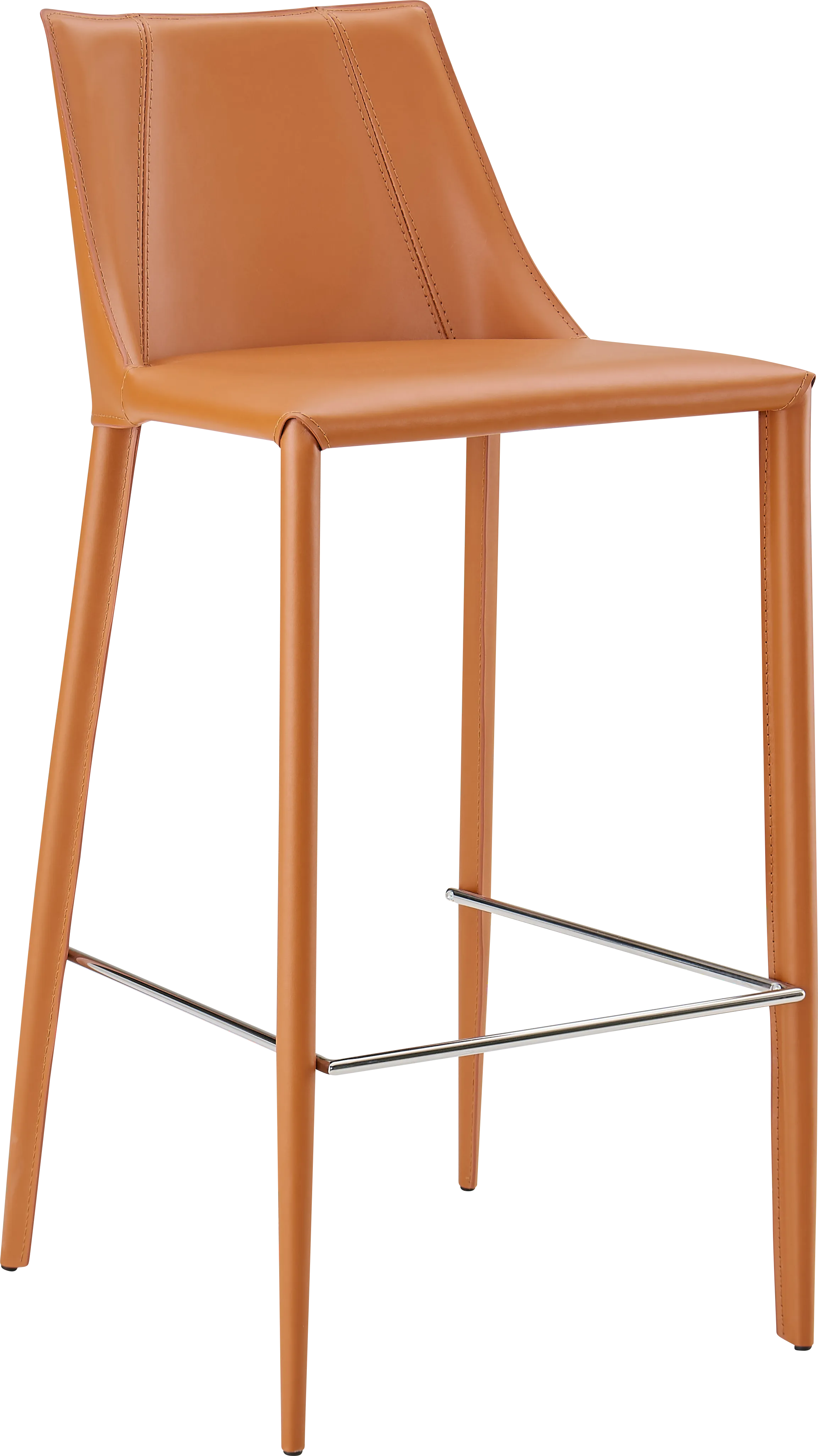 Monagin Cognac Bar Stool - Thumbnail - Image 1