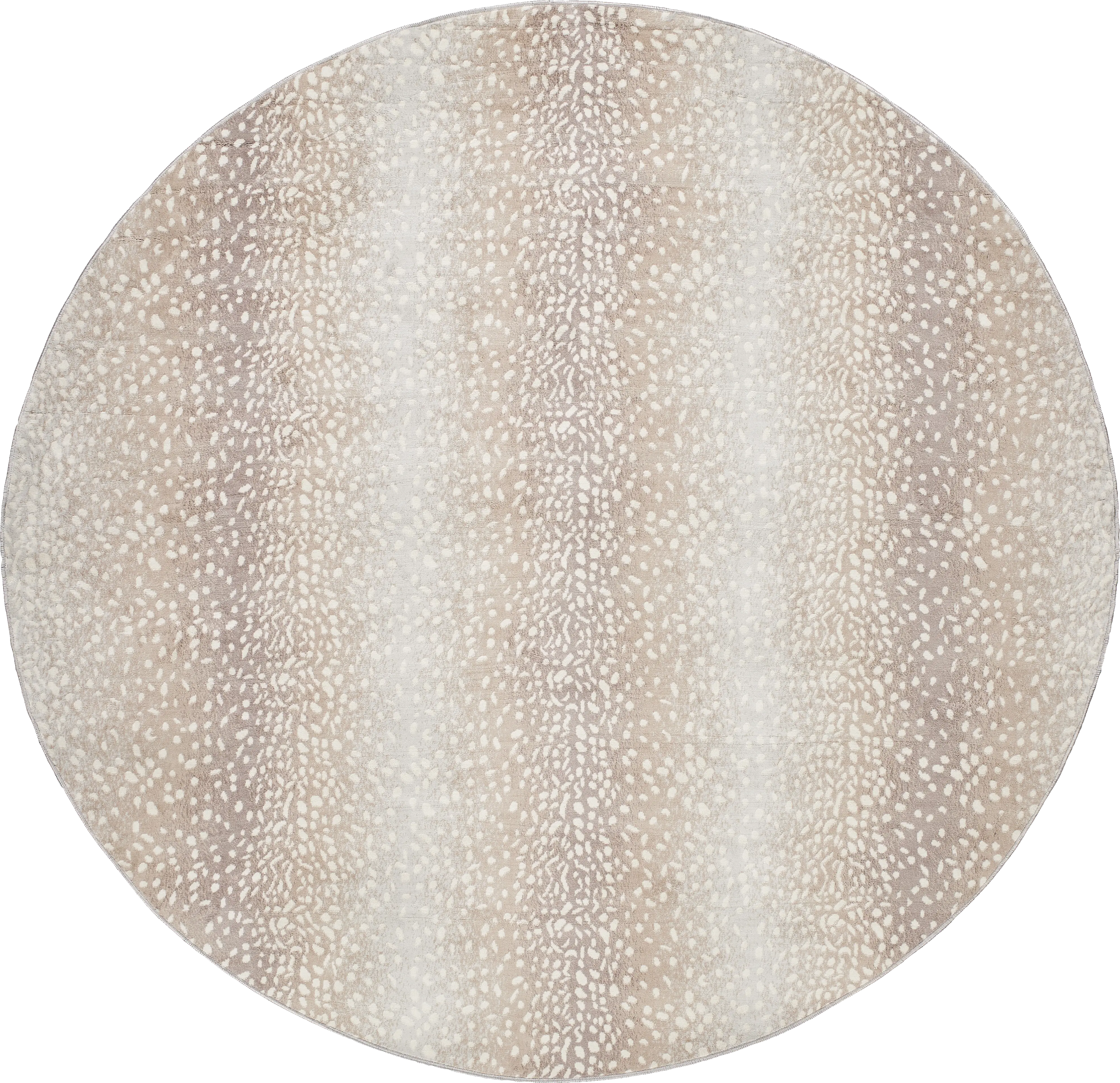 Sharease IV Tan 6'7 Round Rug