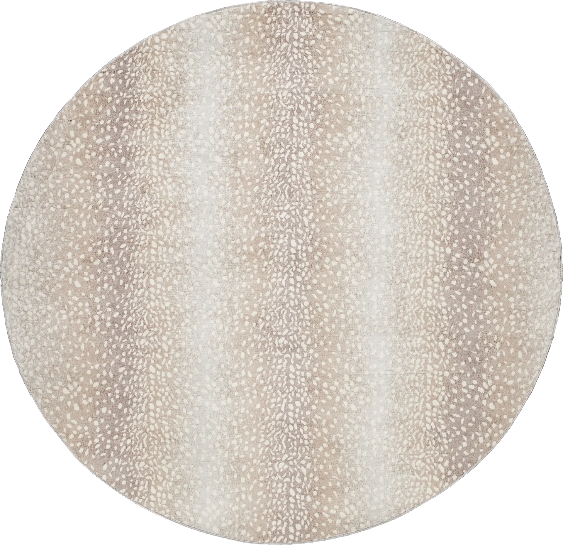 Sharease IV Tan 7'10 Round Rug