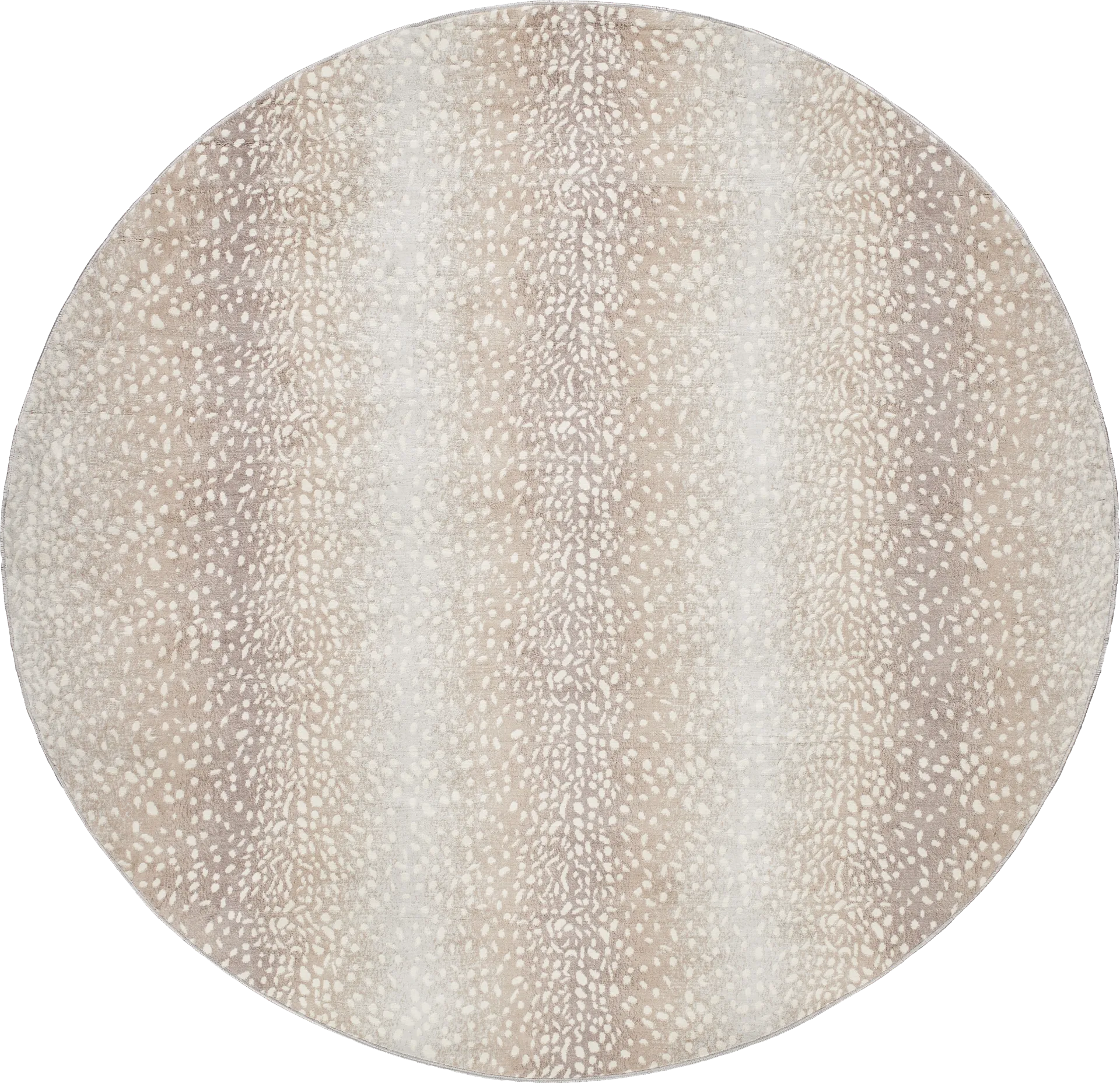 Sharease IV Tan 6'7 Round Rug - Image 1