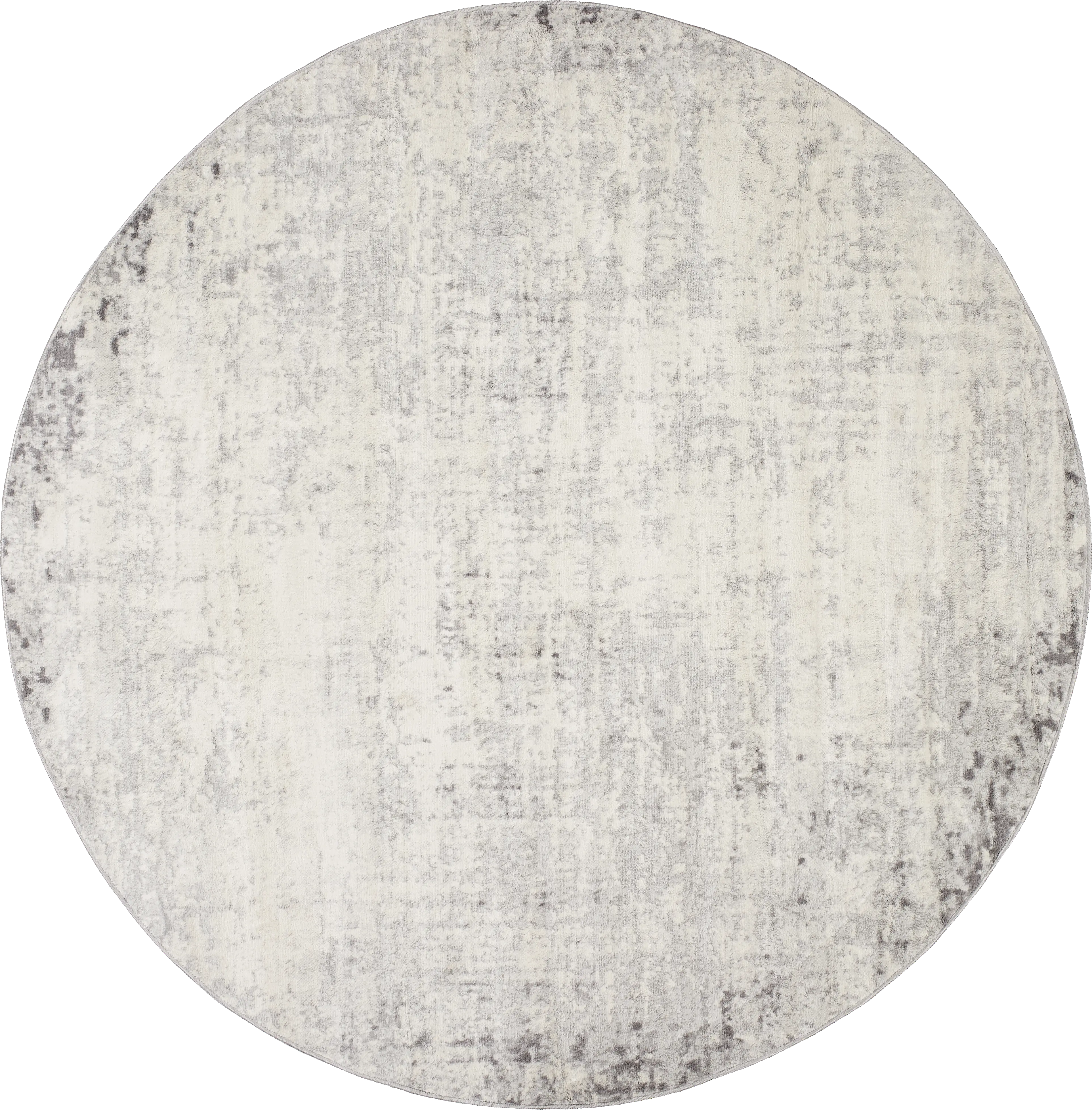 Sharease V Gray 7'10 Round Rug