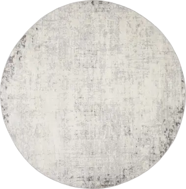 Sharease V Gray 7'10 Round Rug