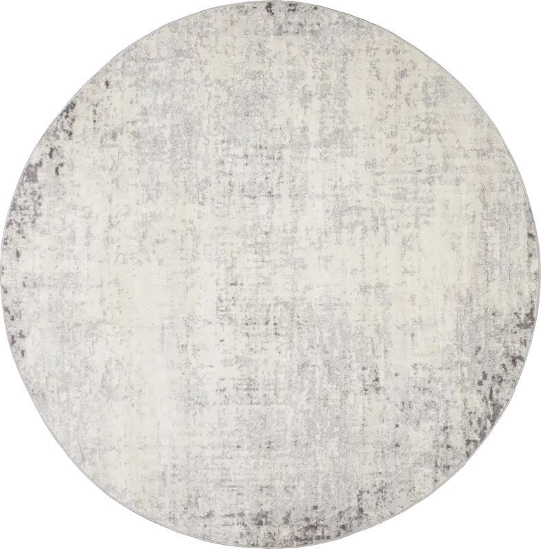 Sharease V Gray 7'10 Round Rug