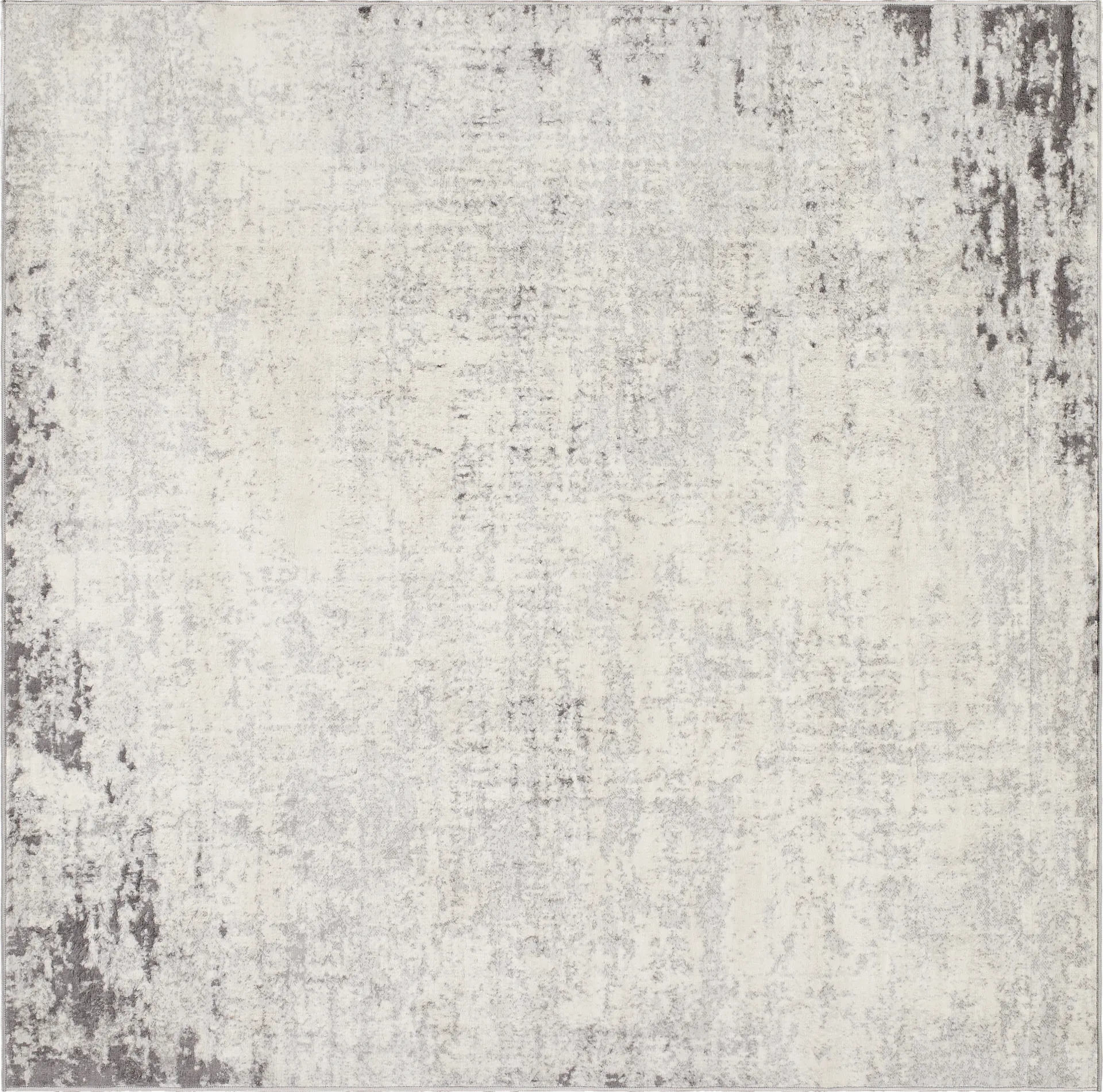 Sharease V Gray 6'7 Square Rug - Image 1