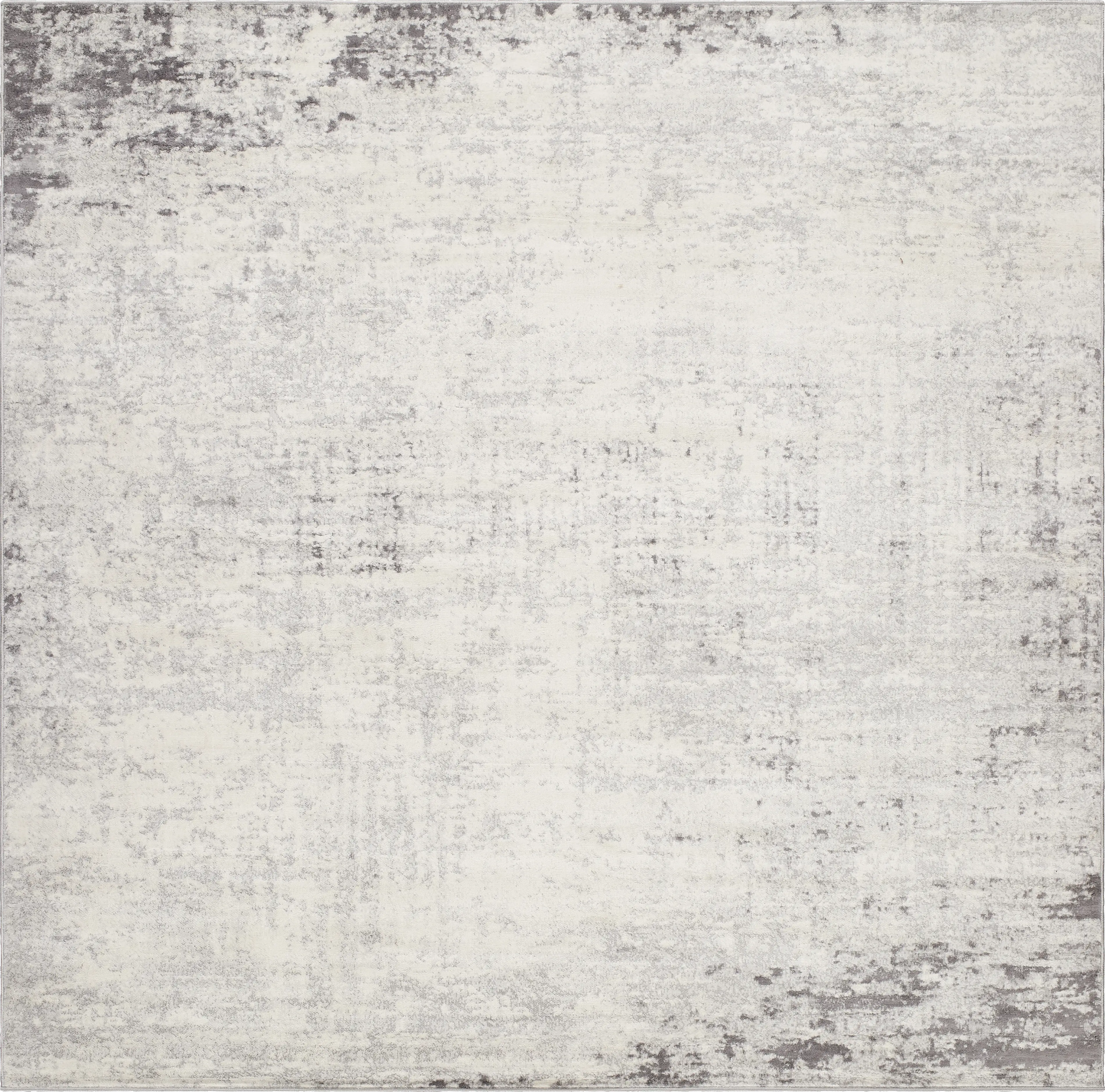 Sharease V Gray 7'10 Square Rug - Thumbnail - Image 1