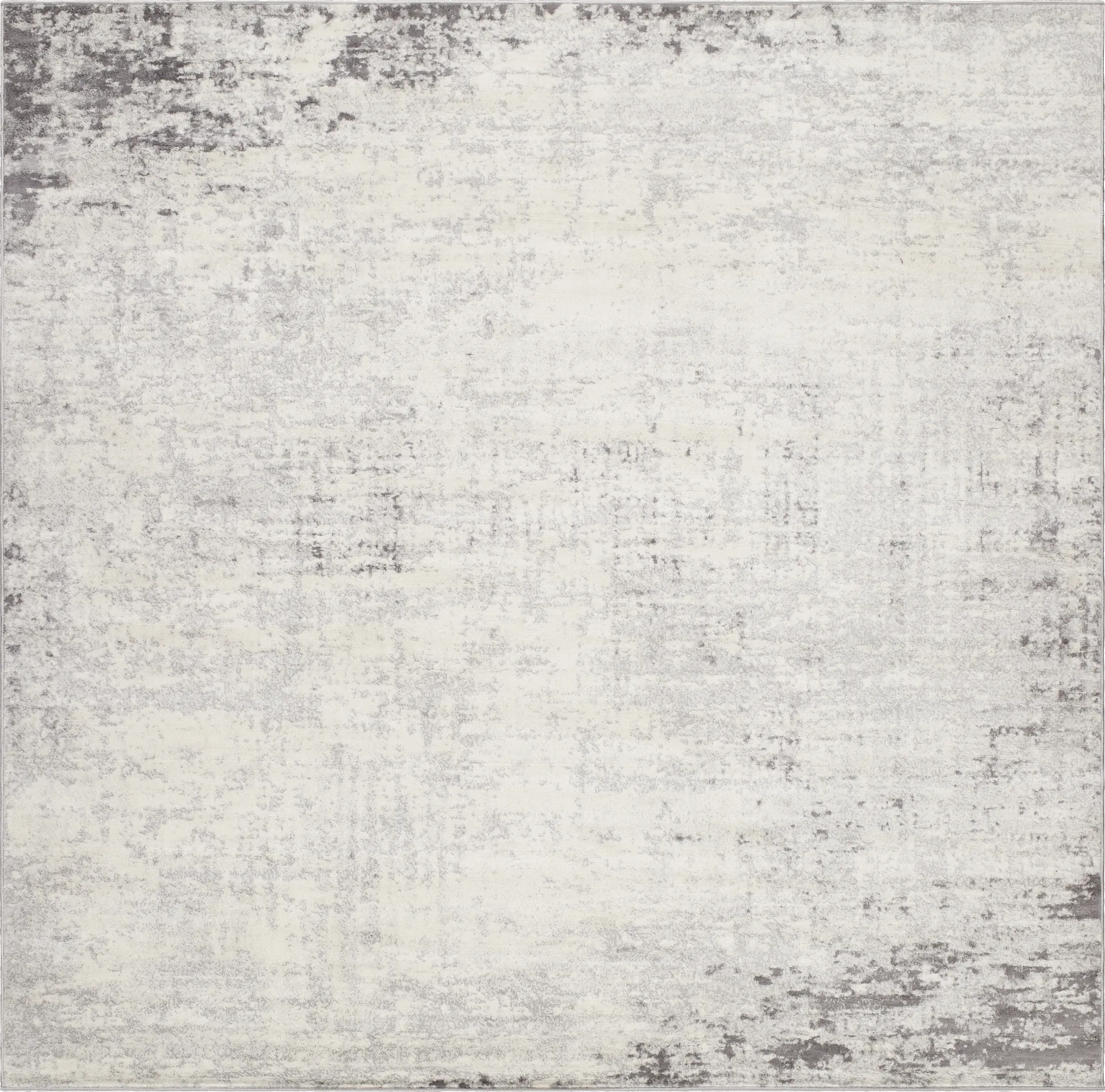 Sharease V Gray 7'10 Square Rug - Image 1
