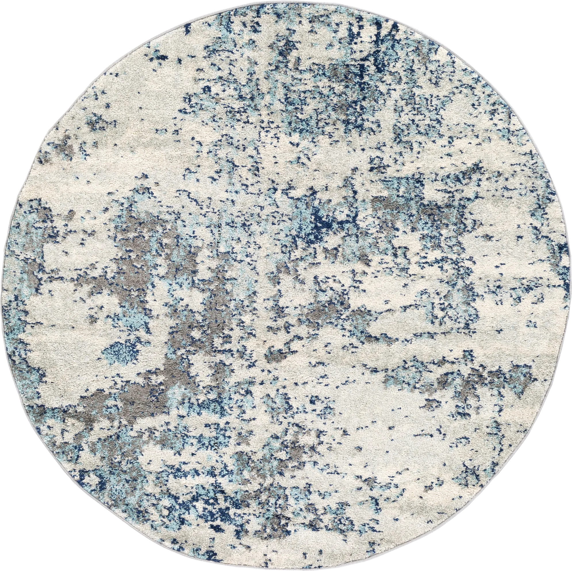 Saltwood I Blue 5'3 Round Rug - Thumbnail - Image 1