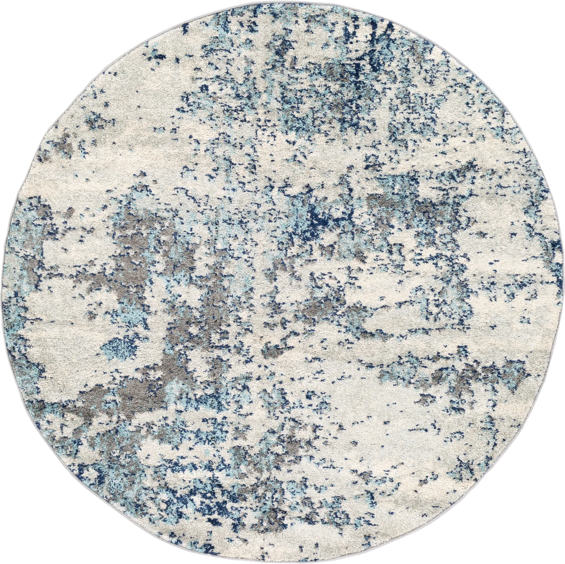 Saltwood I Blue 5'3 Round Rug - Image 1