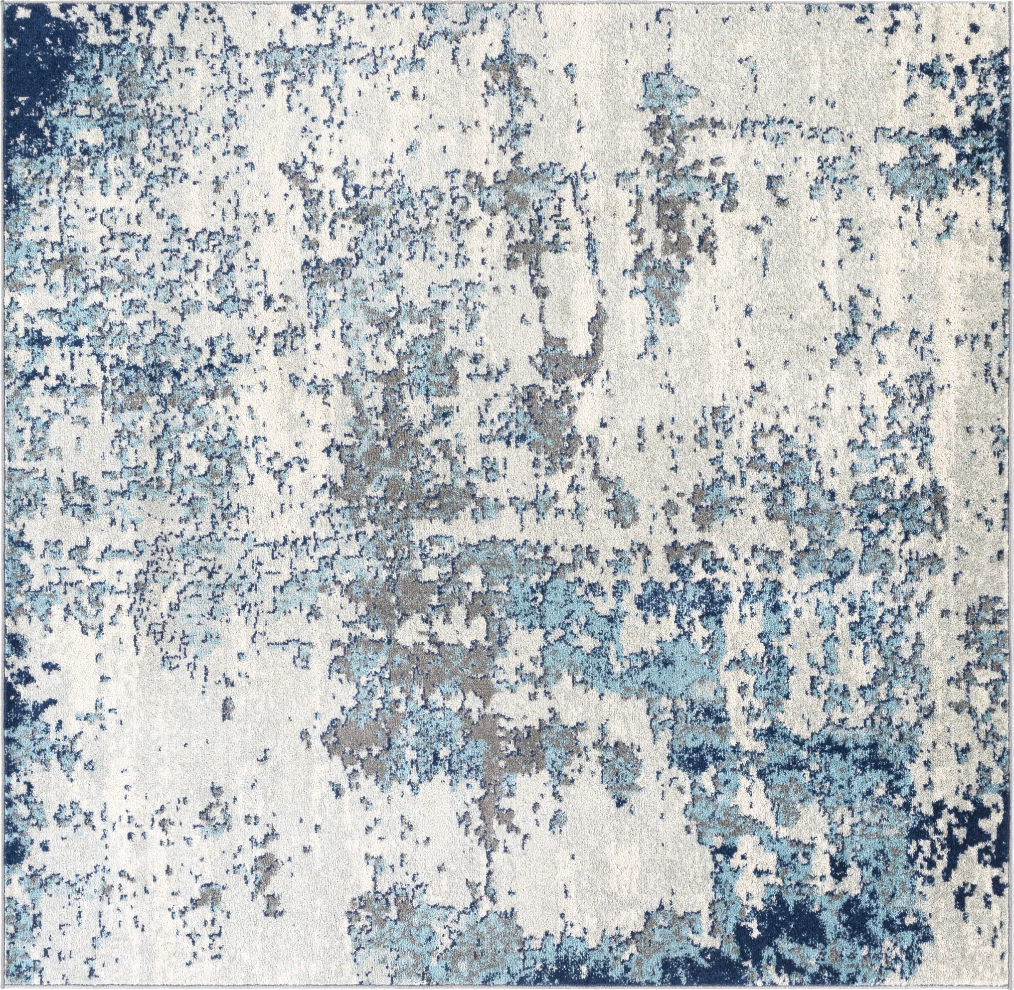 Saltwood I Blue 6'7 Square Rug - Thumbnail - Image 1