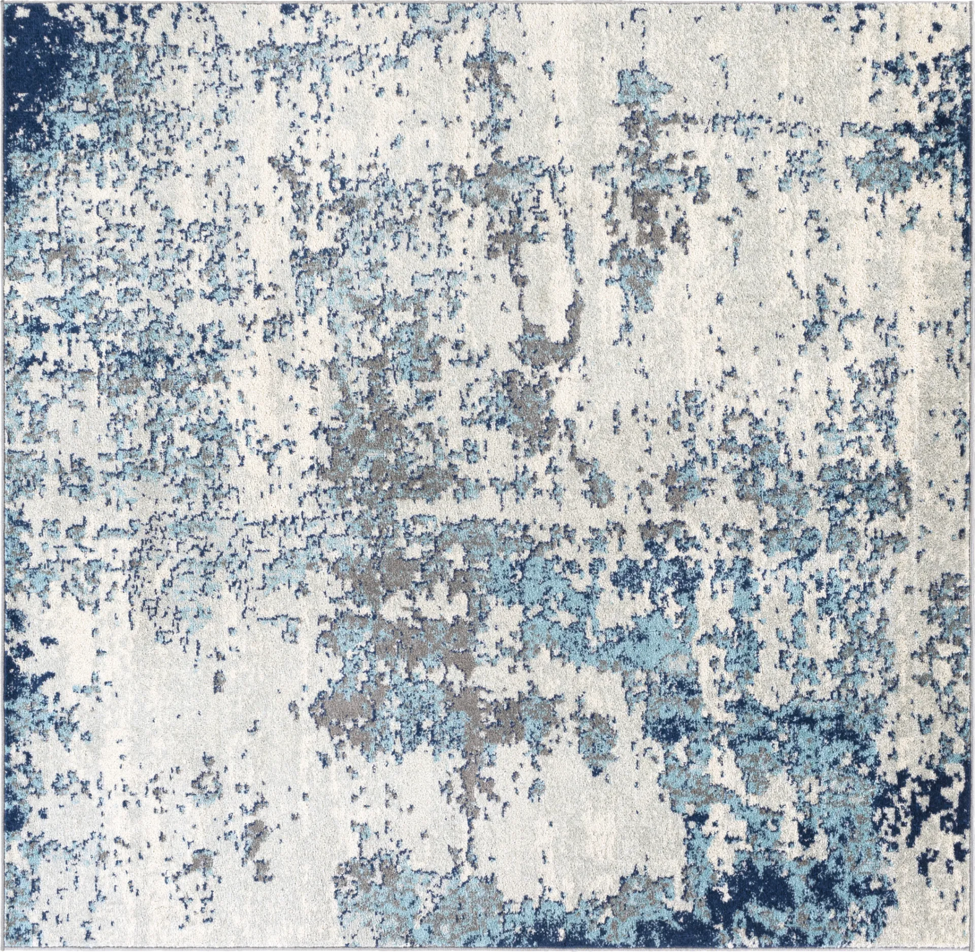 Saltwood I Blue 6'7 Square Rug - Image 1