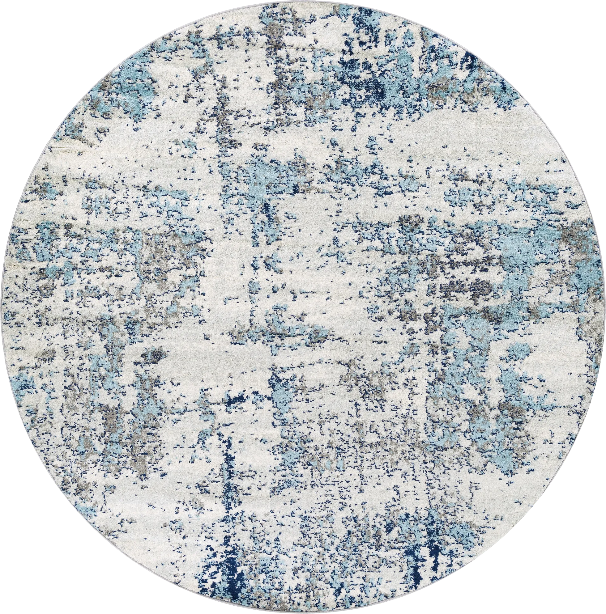 Saltwood I Blue 7'10 Round Rug - Thumbnail - Image 1