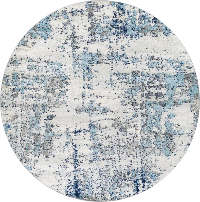 Saltwood I Blue 7'10 Round Rug