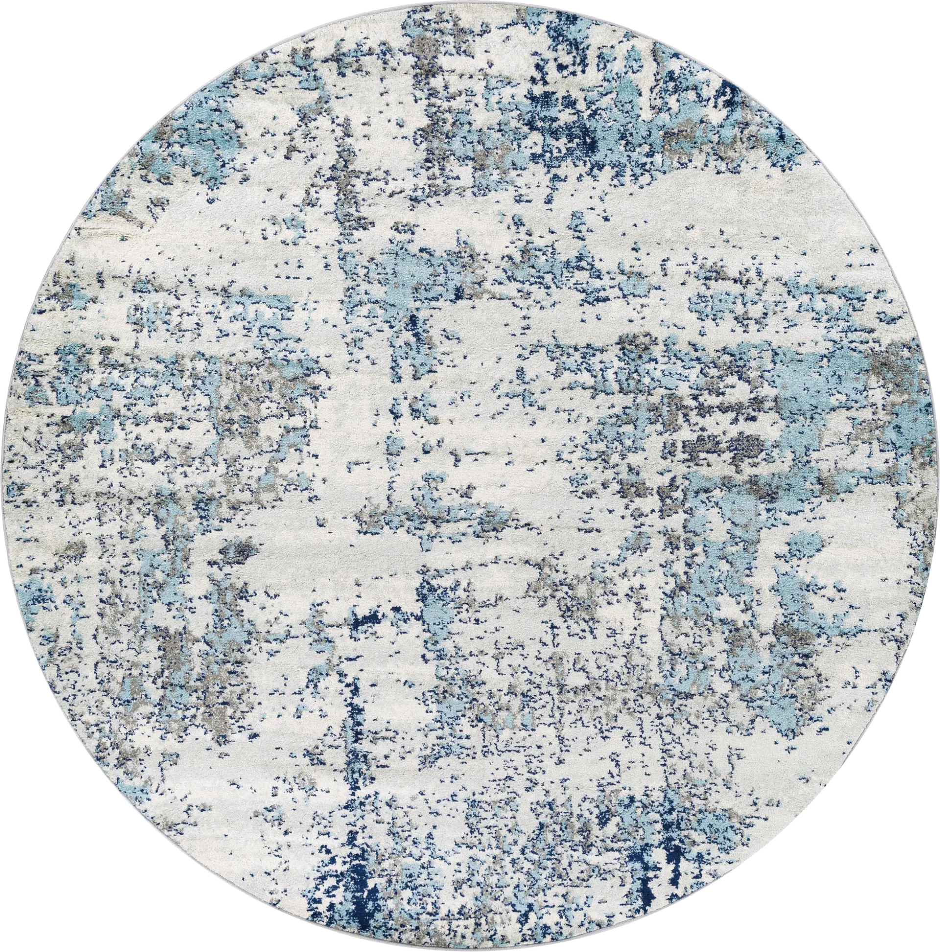 Saltwood I Blue 7'10 Round Rug