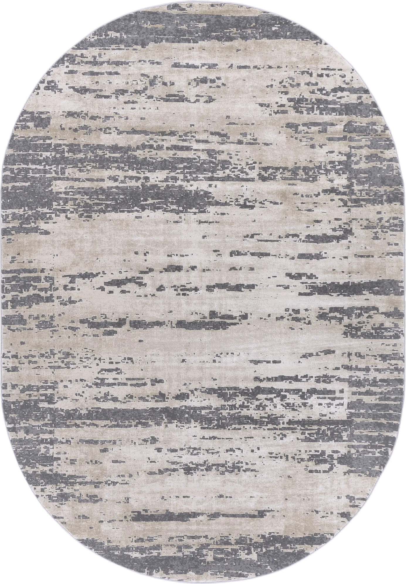 Reigate I Tan 6'7 x 9'6 Oval Rug - Thumbnail - Image 1