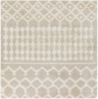 Rehder I Cream 6'7 Square Rug