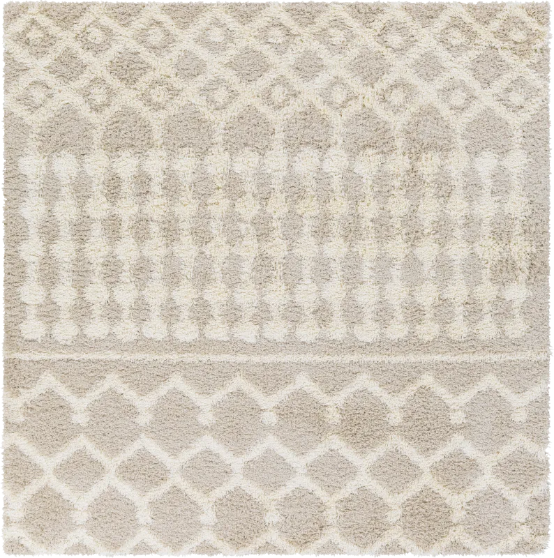 Rehder I Cream 6'7 Square Rug