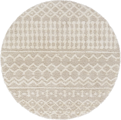 Rehder I Cream 7'10 Round Rug