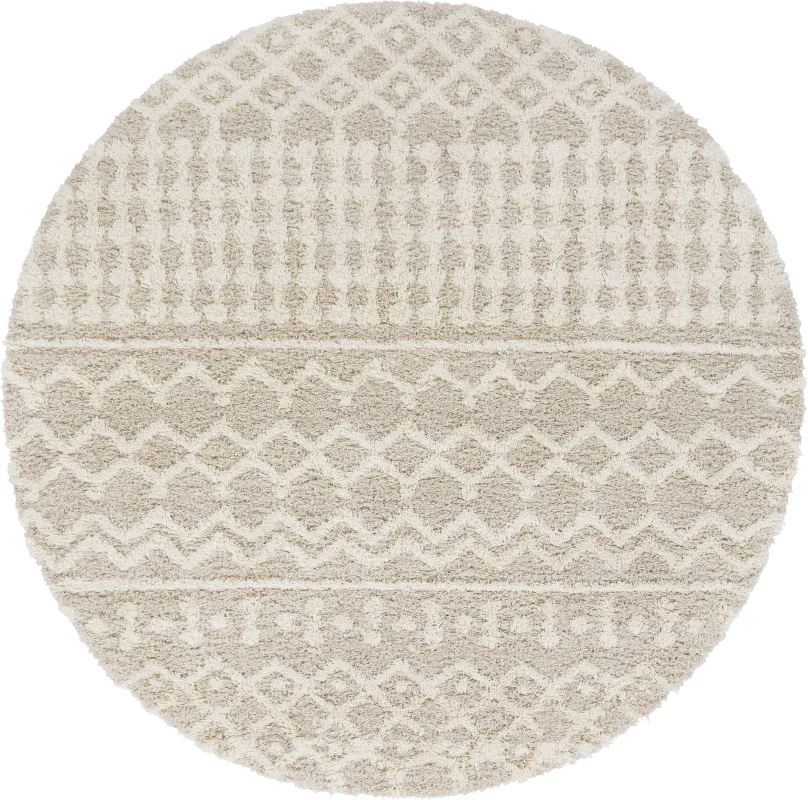 Rehder I Cream 7'10 Round Rug