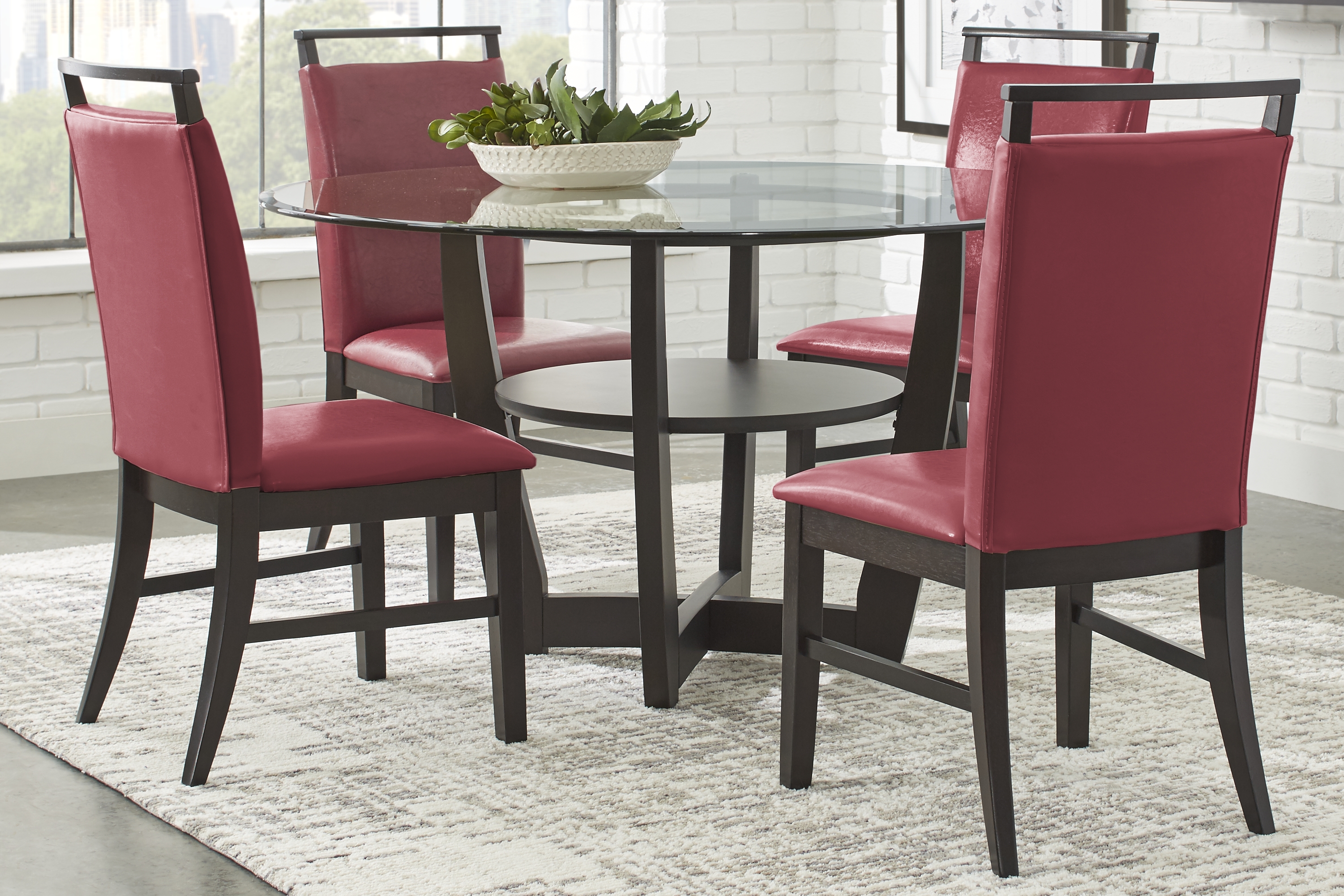 Ciara Red Side Chair