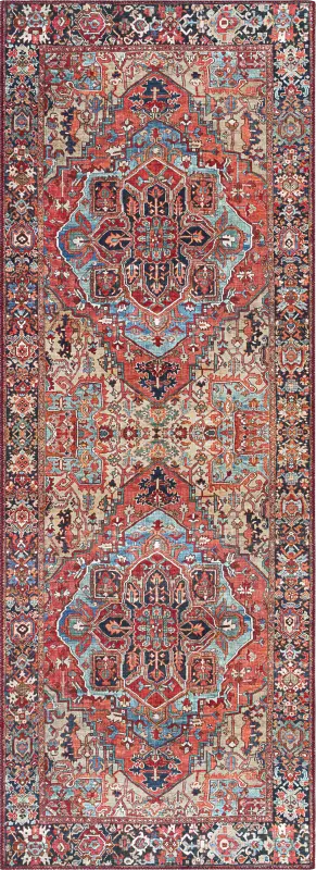 Irellie Red 2'6 x 7'6 Rug