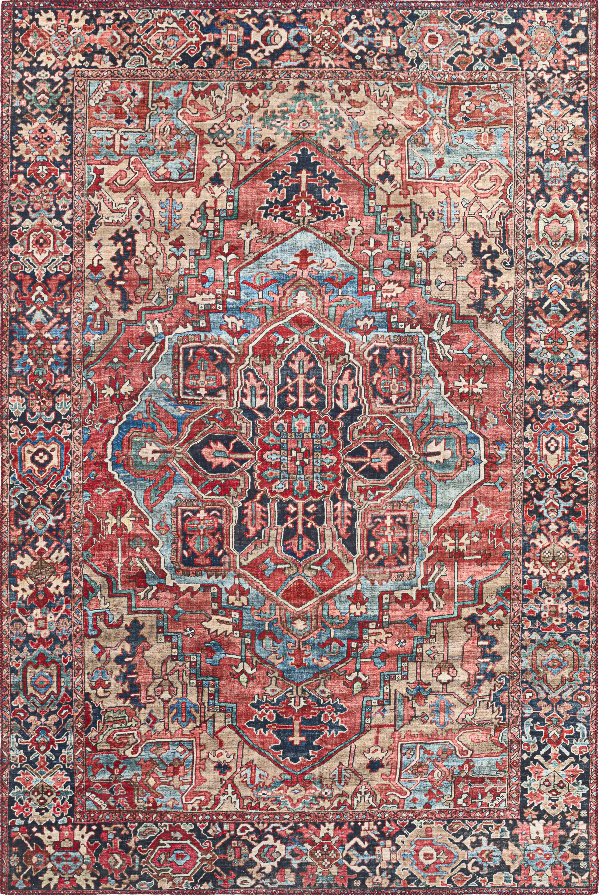 Irellie Red 5' x 7'5 Rug - Image 1