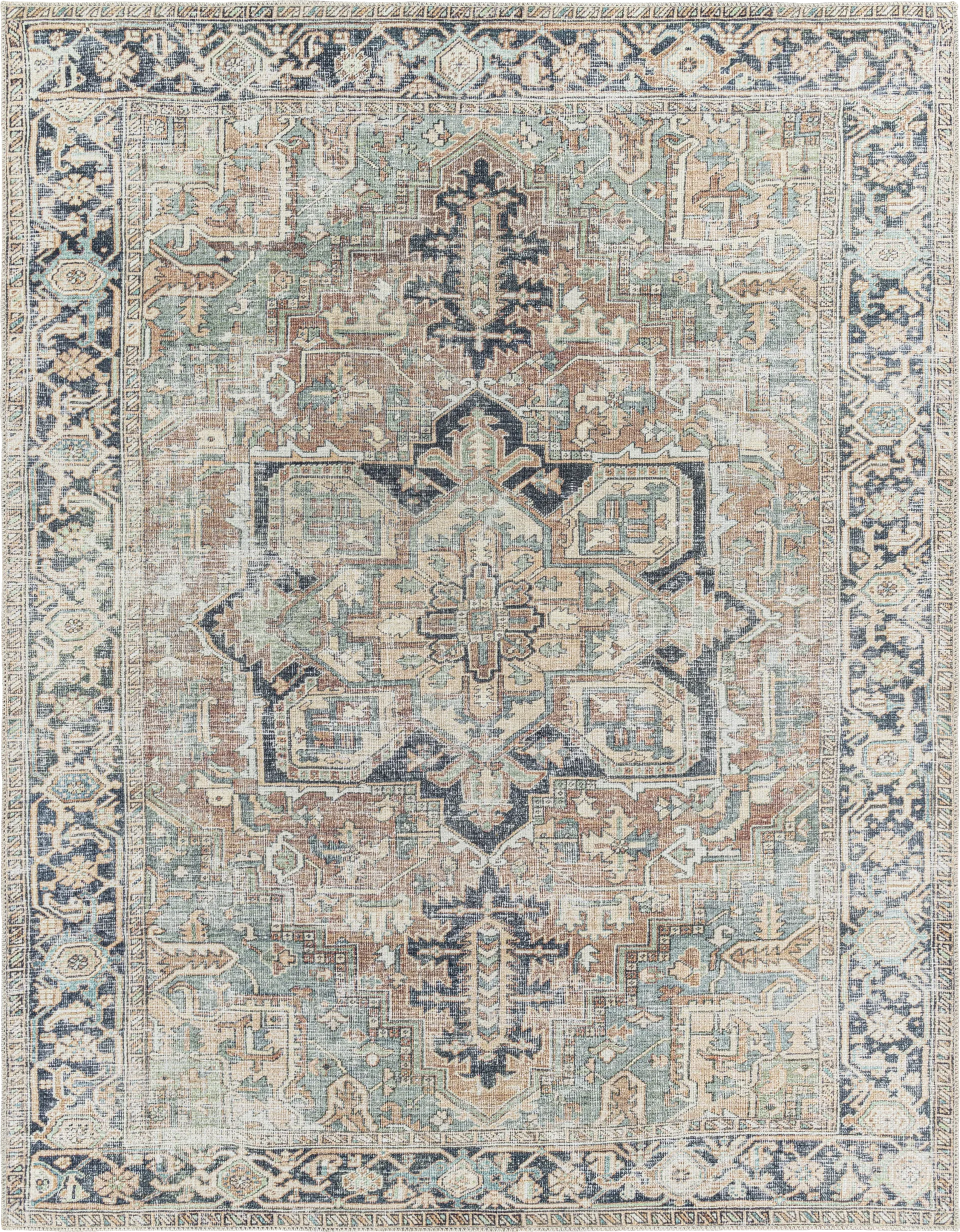 Merkema Red 5'2 x 7'2 Rug - Image 1