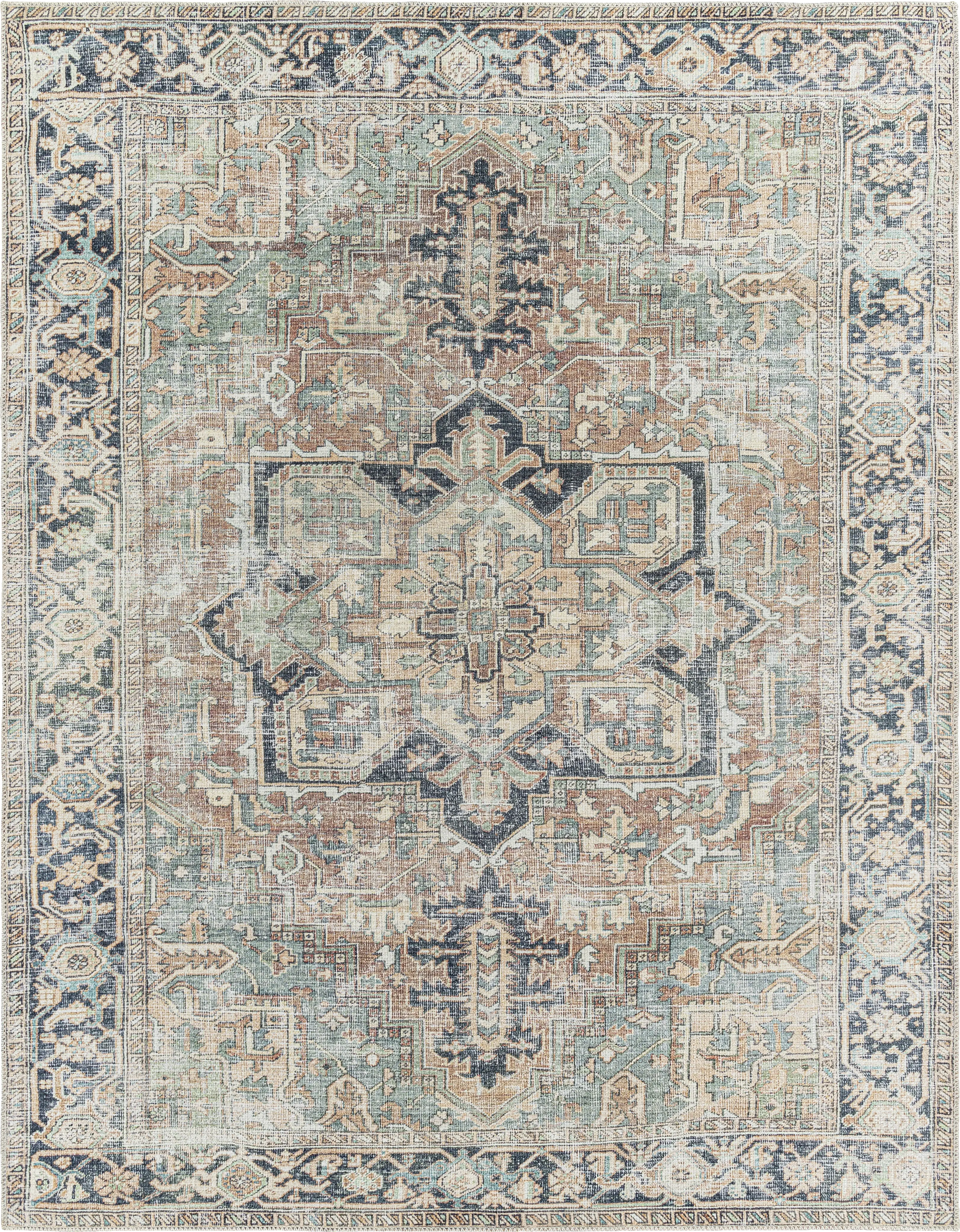 Merkema Red 7'5 x 9'5 Rug - Thumbnail - Image 1