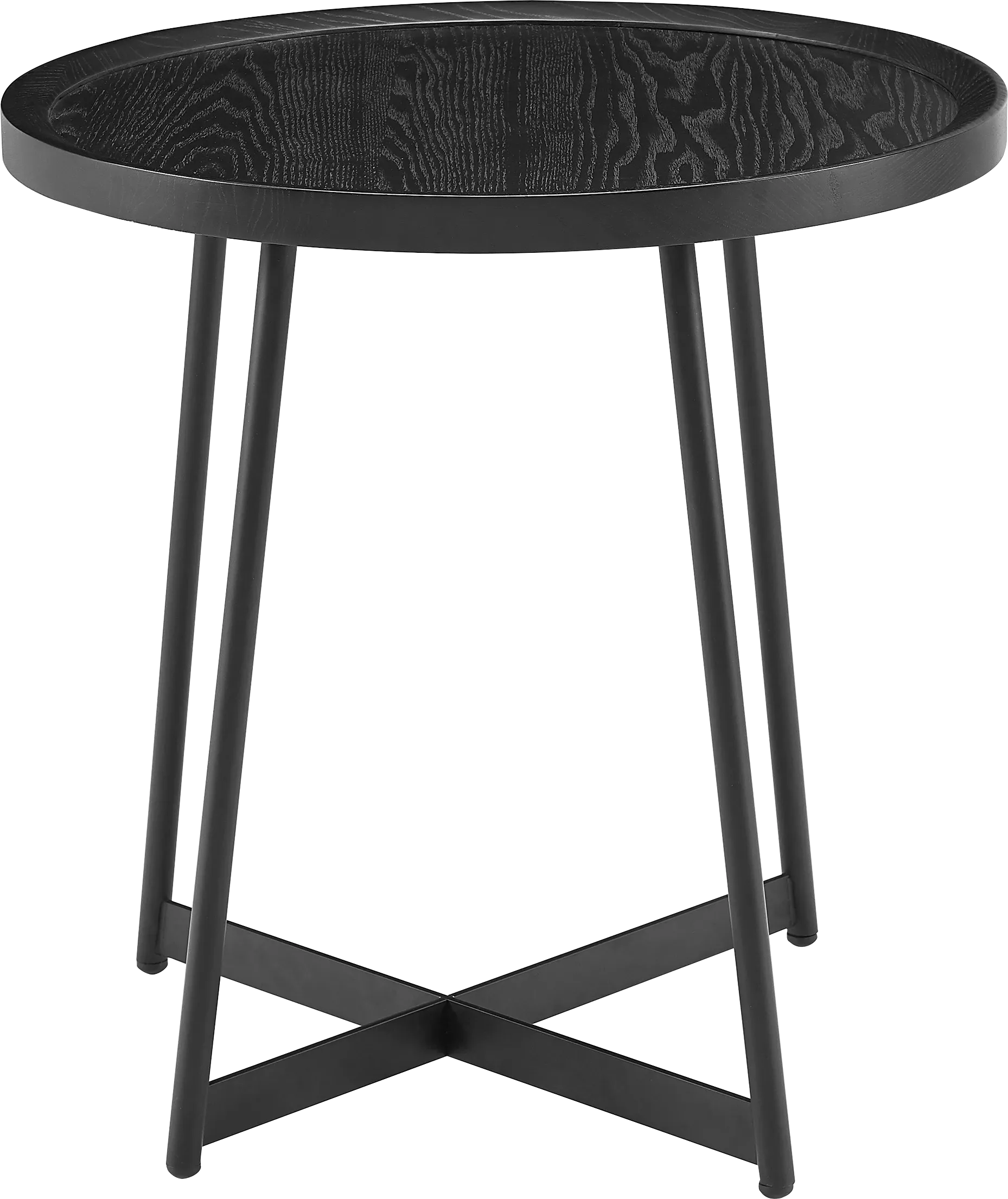 Fraust Black End Table - Thumbnail - Image 1