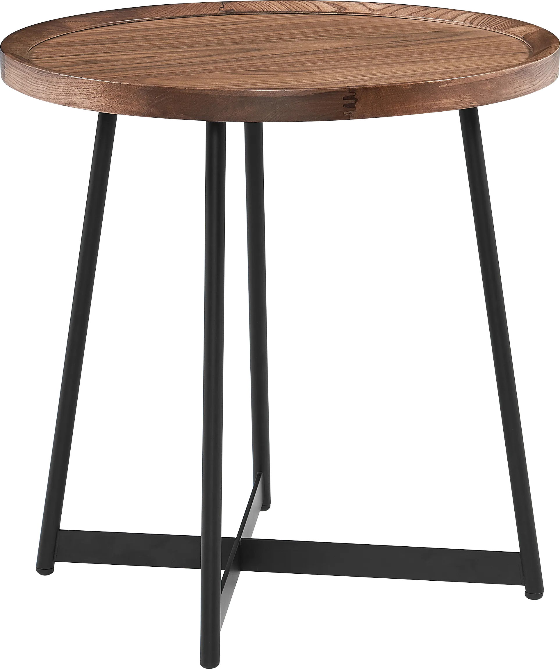 Fraust Brown End Table - Thumbnail - Image 1