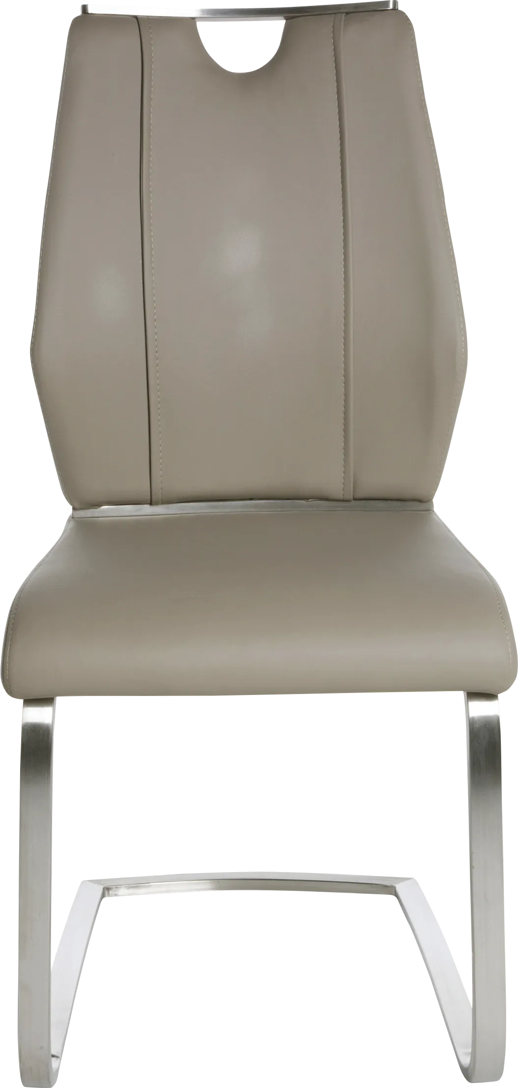 Demilo Taupe Side Chair, Set of 2 - Image 1