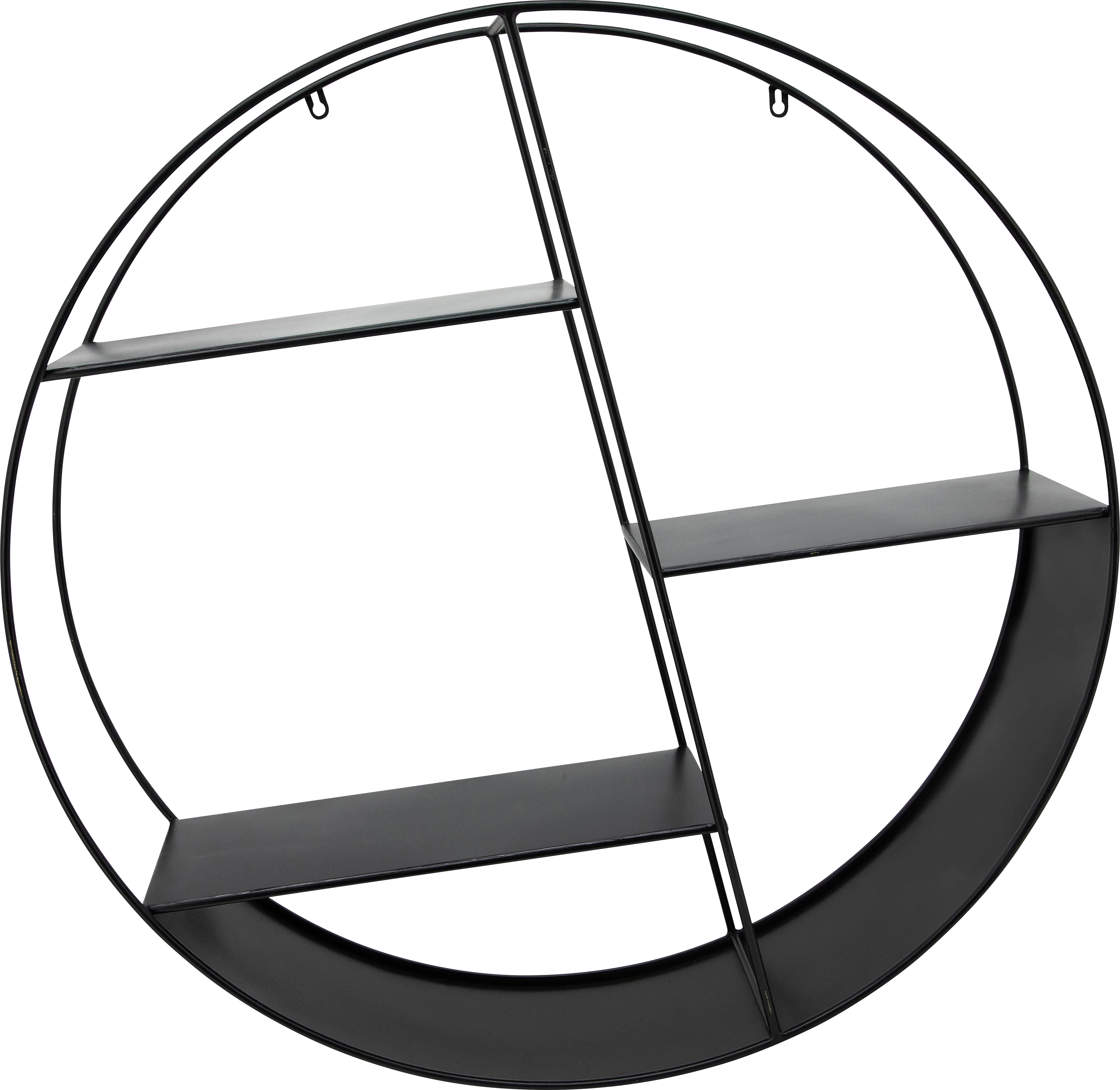 Warlick Black Wall Shelf - Thumbnail - Image 1