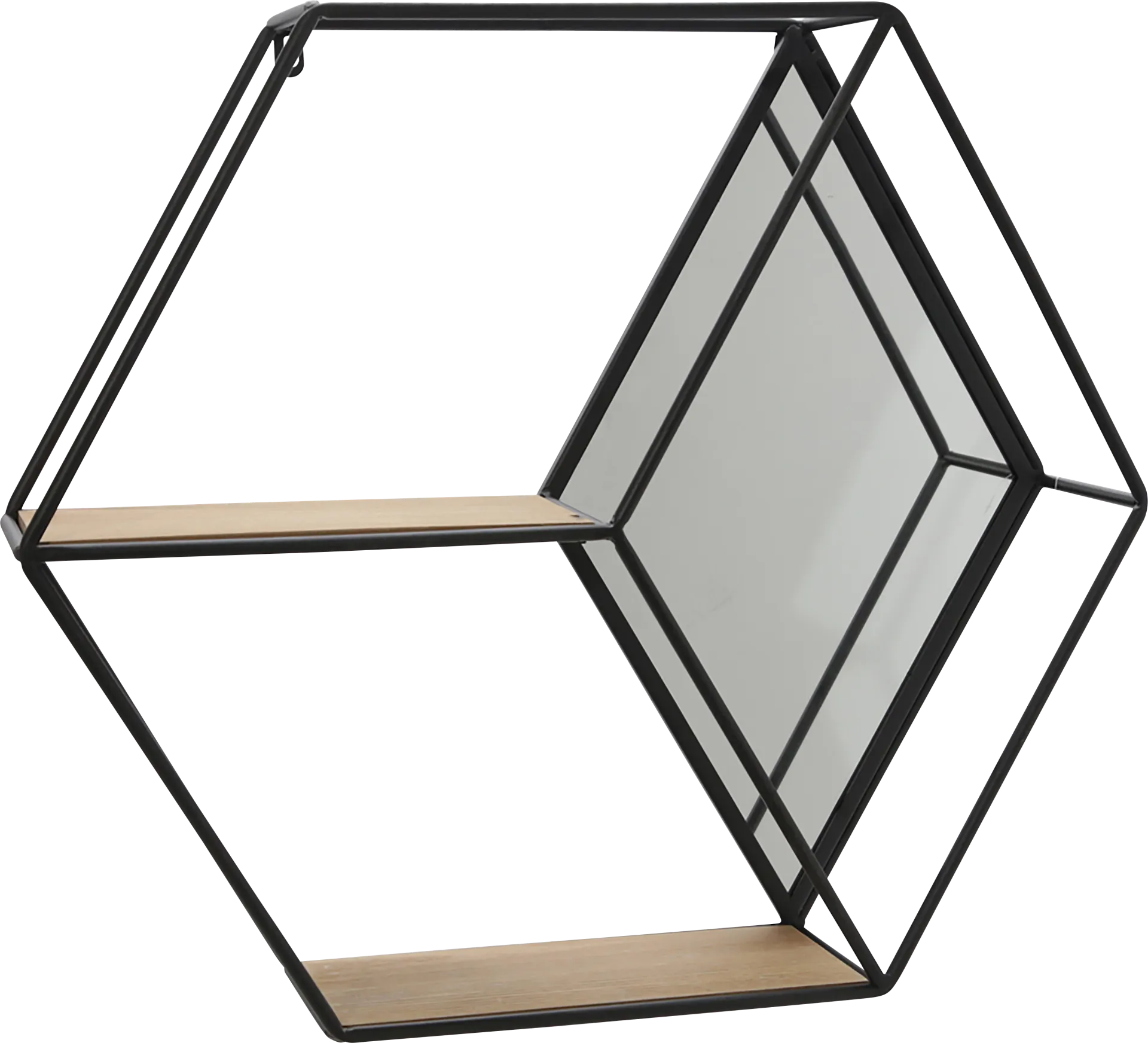 Stratman Black Wall Shelf - Image 1