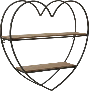 Stanfiel Black Wall Shelf