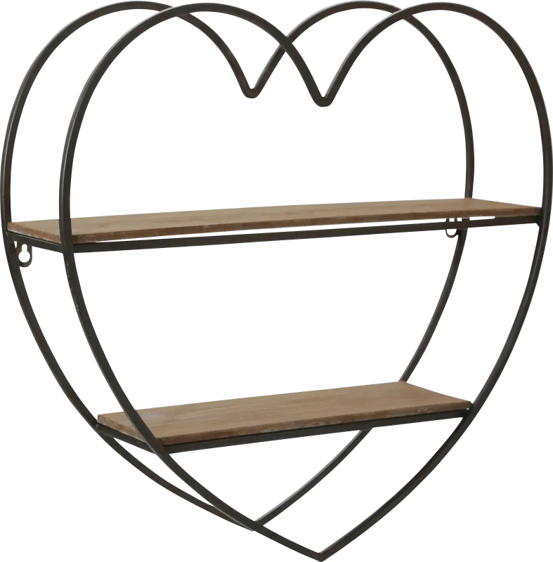 Stanfiel Black Wall Shelf