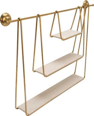 Skiatook White Wall Shelf