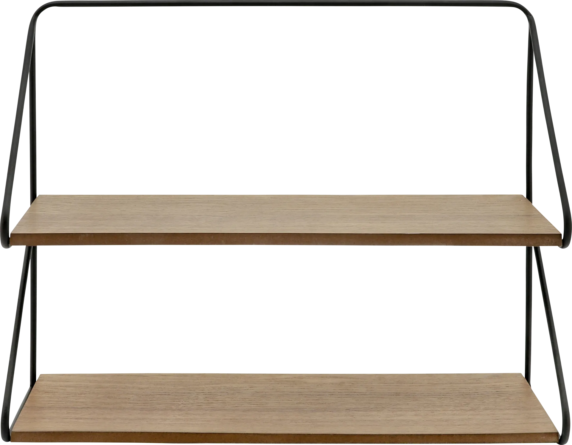 Portview Black Wall Shelf - Image 1